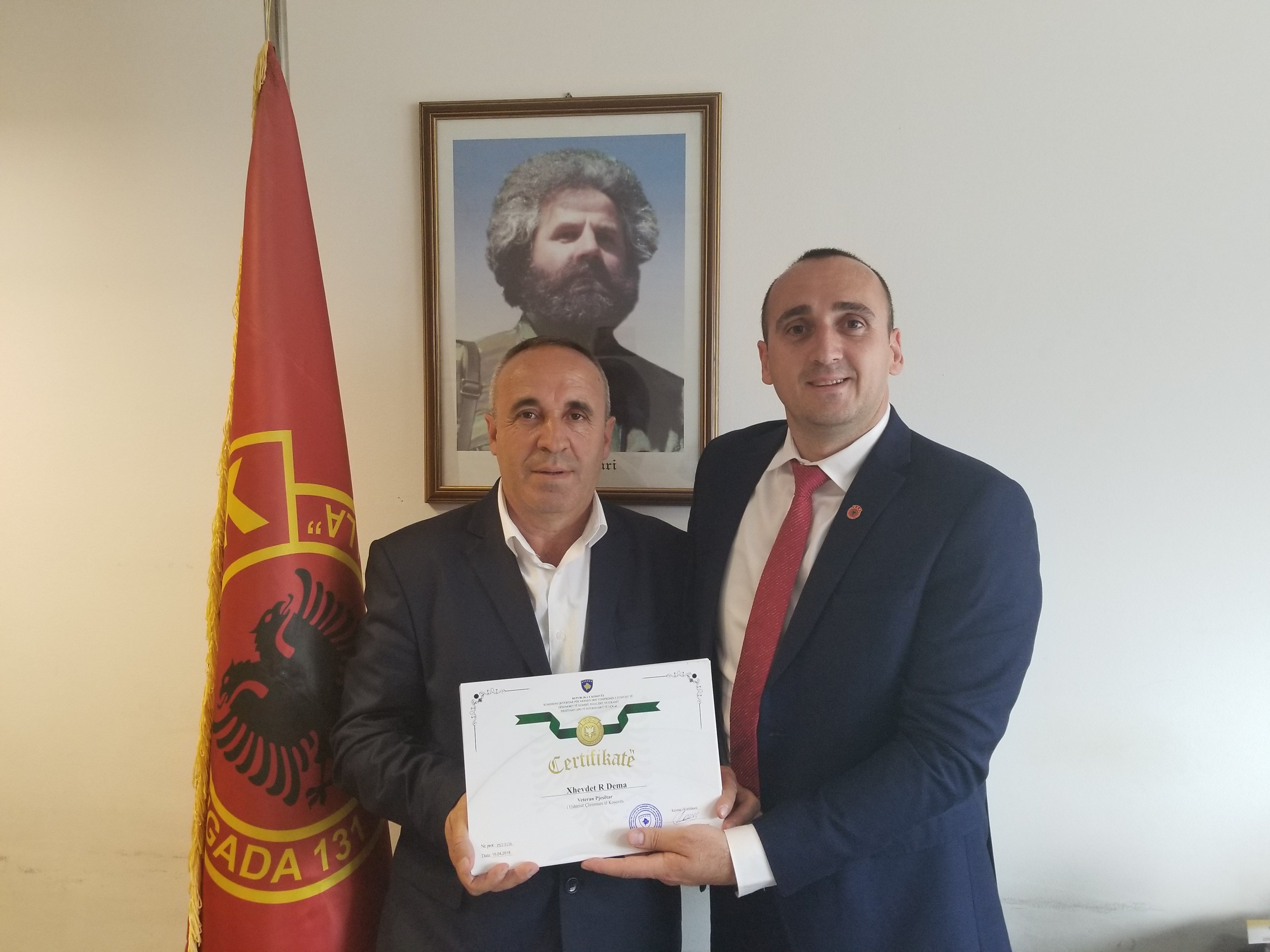 Ka nisur shpërndarja e certifikatave për statusin Veteran – Pjesëtar