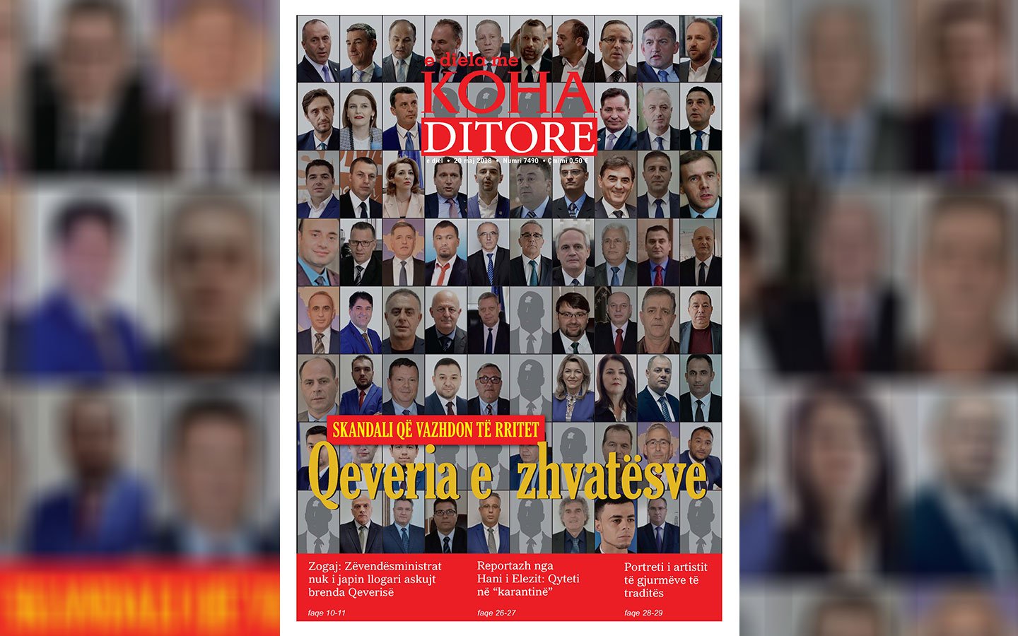 “Qeveria e zhvatësve” me 74 zëvendësministra, kryetemë e së dielës në “Koha Ditore”