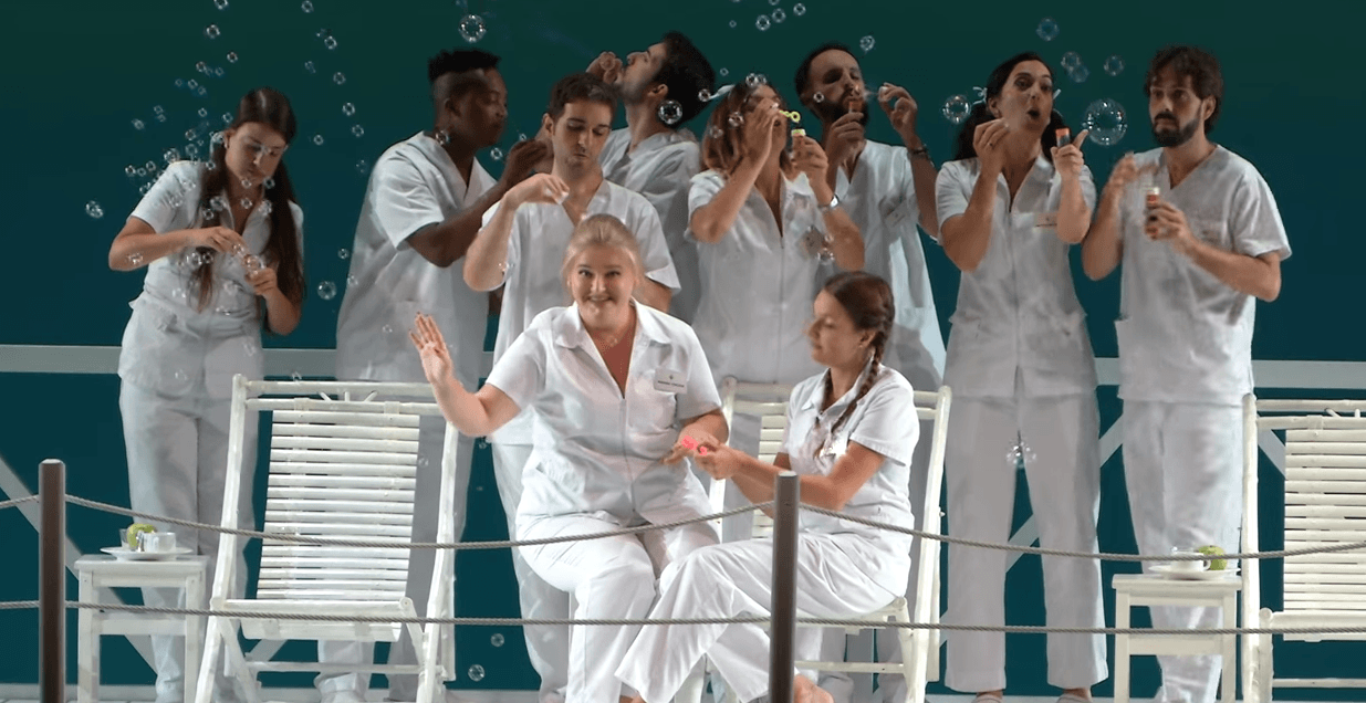 Marigona Qerkezi, në rolin e Madame Corteses, në dy skena italiane