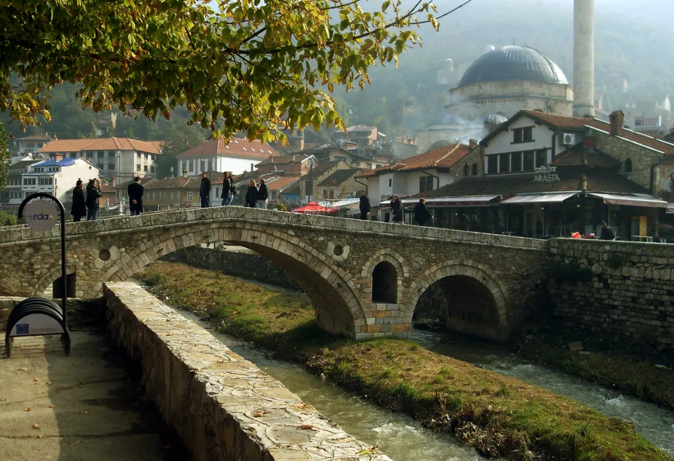 Stone Bridge in Prizren, Kosovo